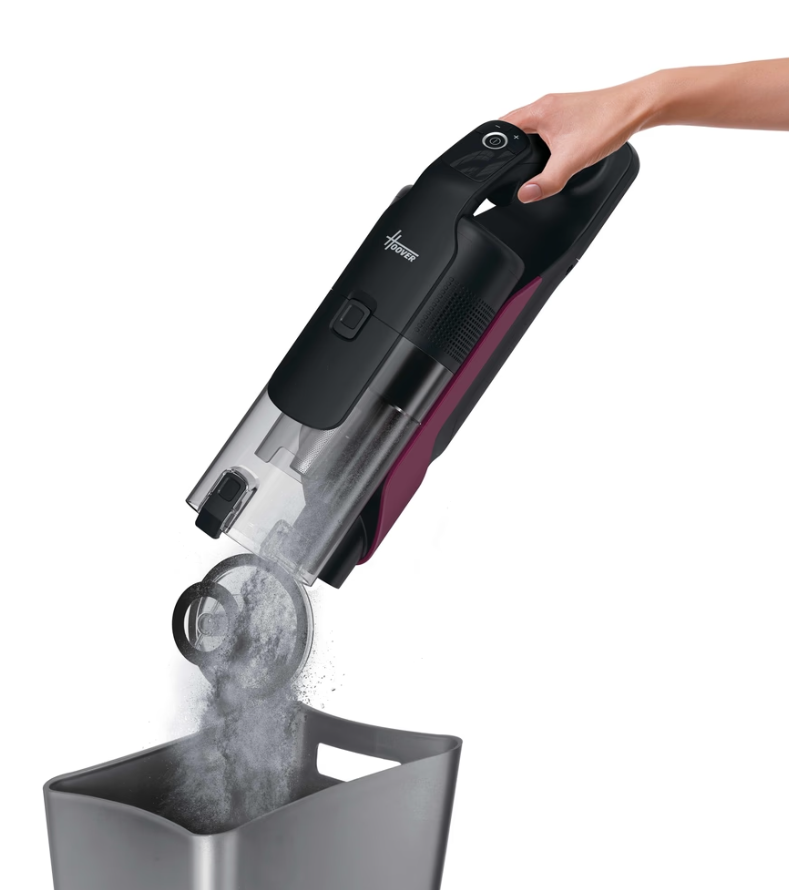 Hoover Vacuum cleaner | HF610HX 011 | Cordless operating | Handstick | 650 W | 21.6 V | Operating time (max) 100 min | Magenta - Image 7