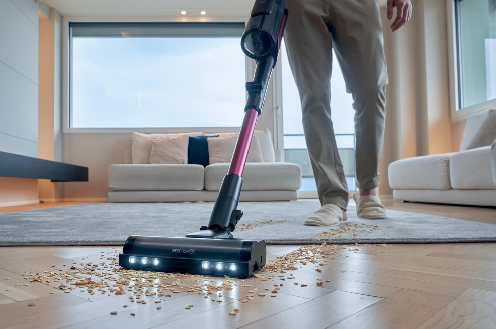 Hoover Vacuum cleaner | HF610HX 011 | Cordless operating | Handstick | 650 W | 21.6 V | Operating time (max) 100 min | Magenta - Image 9