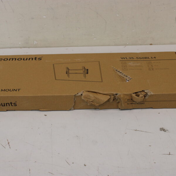 SALE OUT. Neomounts LEVEL-550 WL35-550BL14 Tiltable TV mount wall - 32-75" - max 60 kg - VESA 100x100-400x400 - d 3,3 cm - Easy Install-mode | Neomounts Wall mount | WL35-550BL14 TV mount wall | Tilt | 32-75 " | Maximum weight (capacity) 50 kg | DAMAGED PACKAGING | Black