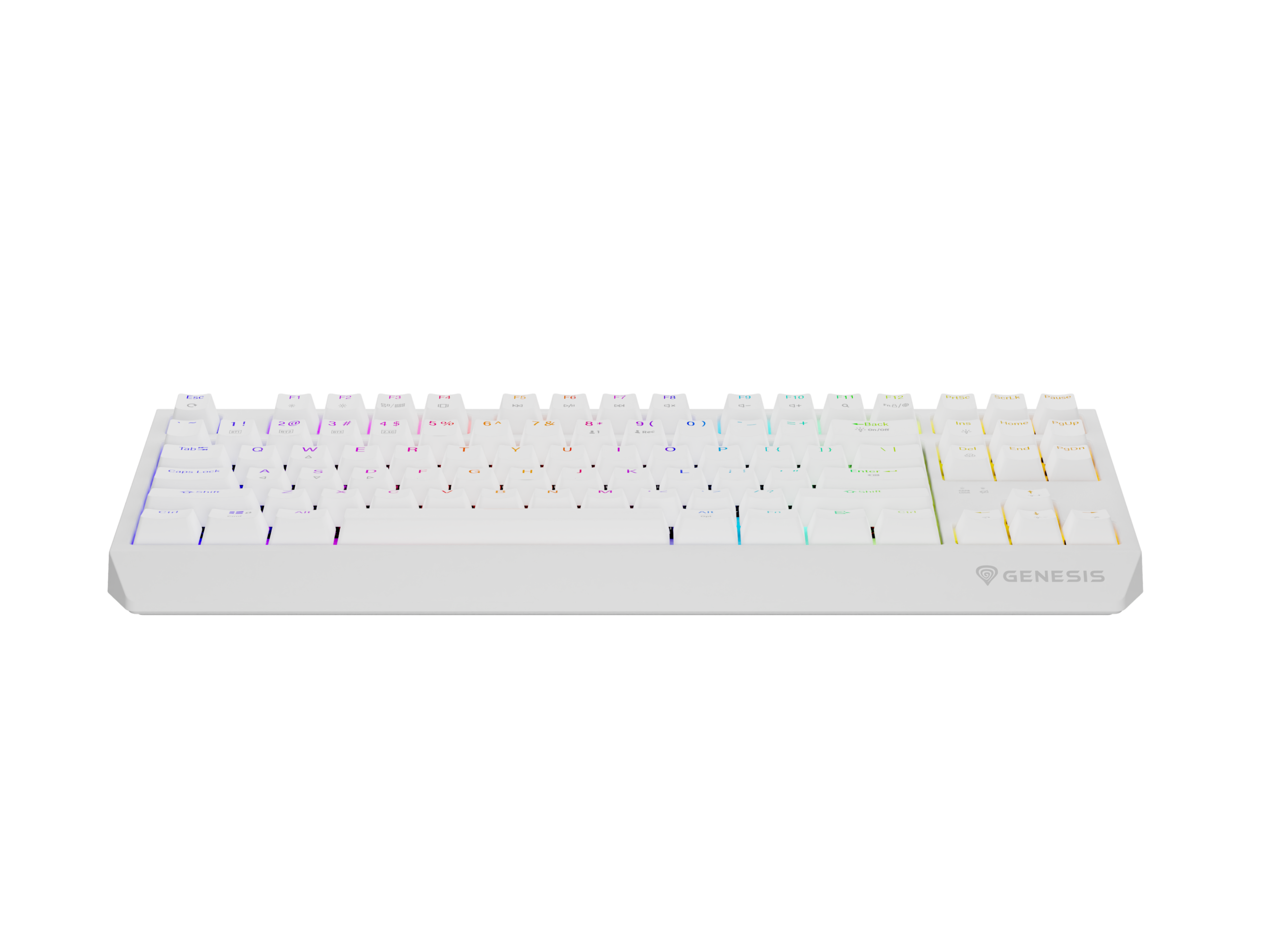 Genesis | THOR 230 | Mechanical Gaming Keyboard | Wireless | US | Outemu Red | White - Image 3