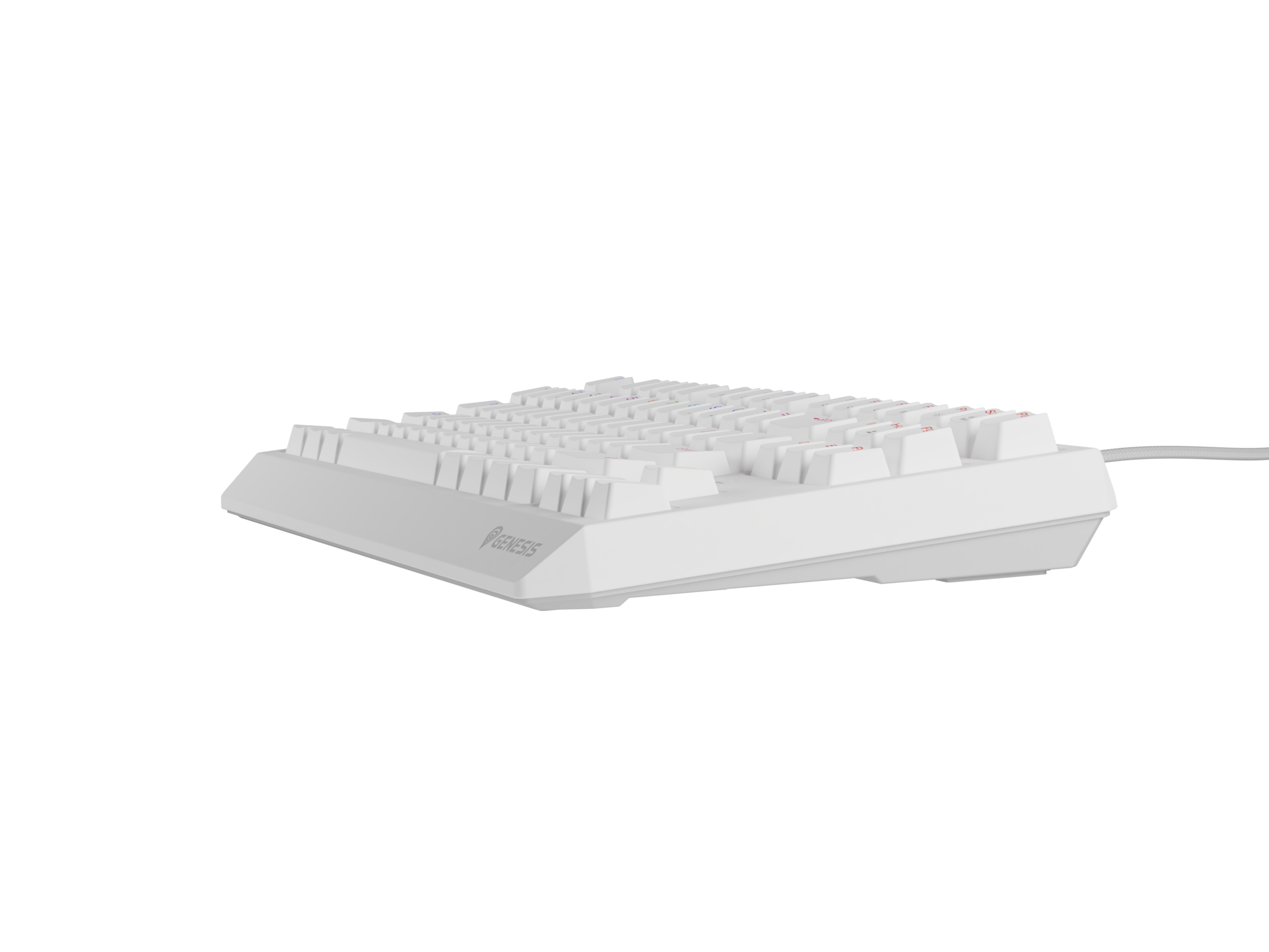 Genesis | THOR 230 | Mechanical Gaming Keyboard | Wireless | US | Outemu Red | White - Image 5