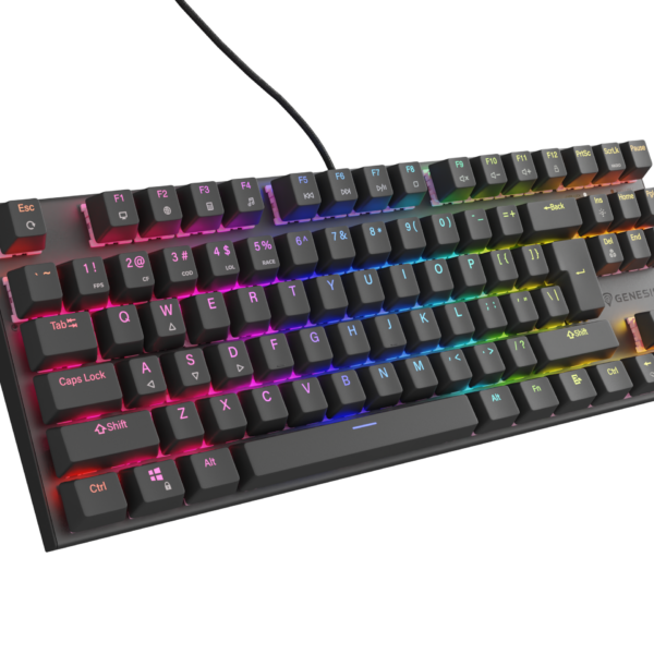 Genesis | THOR 303 | Mechanical Gaming Keyboard | Wired | US | Outemu Peach Silent | Black