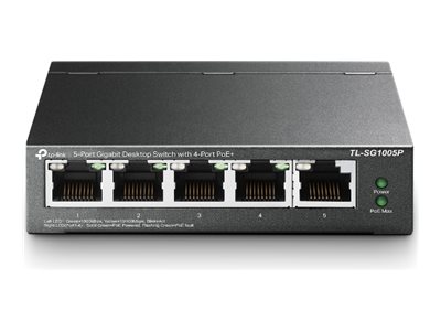 TP-LINK | Switch | TL-SG1005P | Unmanaged | Desktop | Gigabit Ethernet (copper) ports quantity 5 | Power over Ethernet (PoE) ports quantity 4 | Power supply type External | 36 month(s) - Image 4