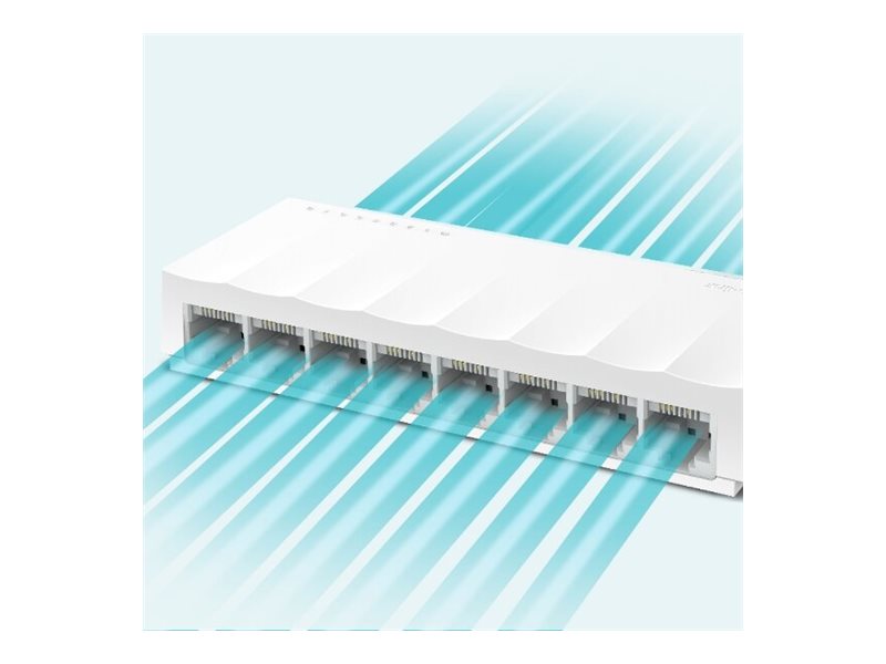 TP-LINK | 8-Port 10/100Mbps Desktop Network Switch | LS1008 | Unmanaged | Desktop | Power supply type External - Image 6
