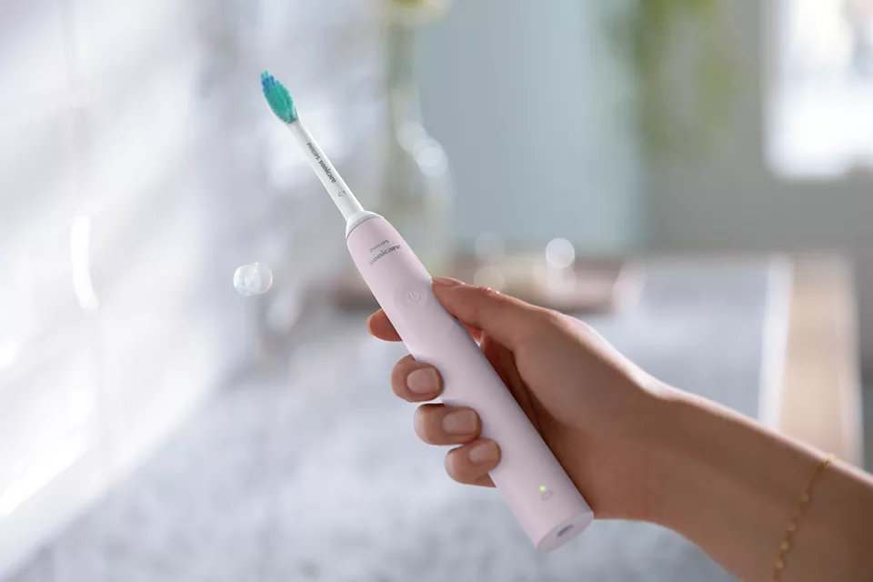 Philips | Sonic Electric Toothbrush | HX3651/11 Sonicare | Rechargeable | For adults | Number of brush heads included 1 | Number of teeth brushing modes 1 | Sonic technology | Sugar Rose - Image 5