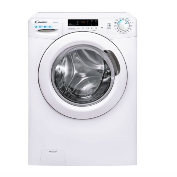 Candy | Washing Machine | CS1482DW4/1-S | Energy efficiency class B | Front loading | Washing capacity 8 kg | 1400 RPM | Depth 53 cm | Width 60 cm | Display | LCD | White