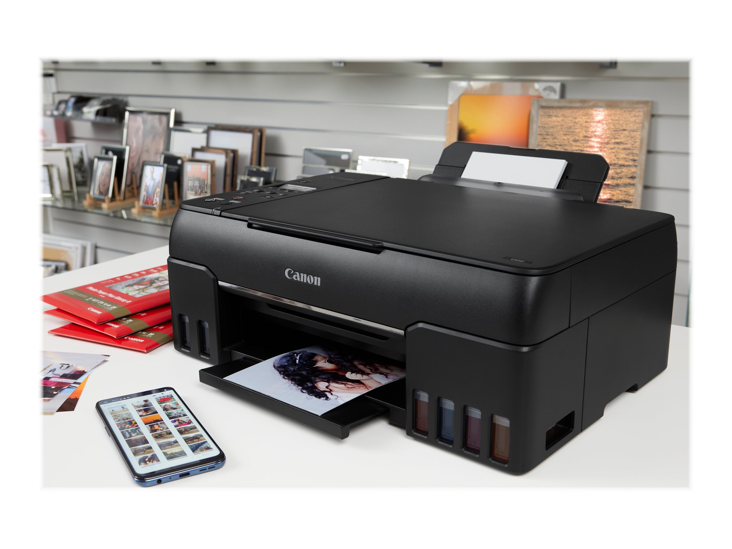 Canon PIXMA G650 | Colour | Inkjet | Copy, Print, Scan | Wi-Fi | Black - Image 17
