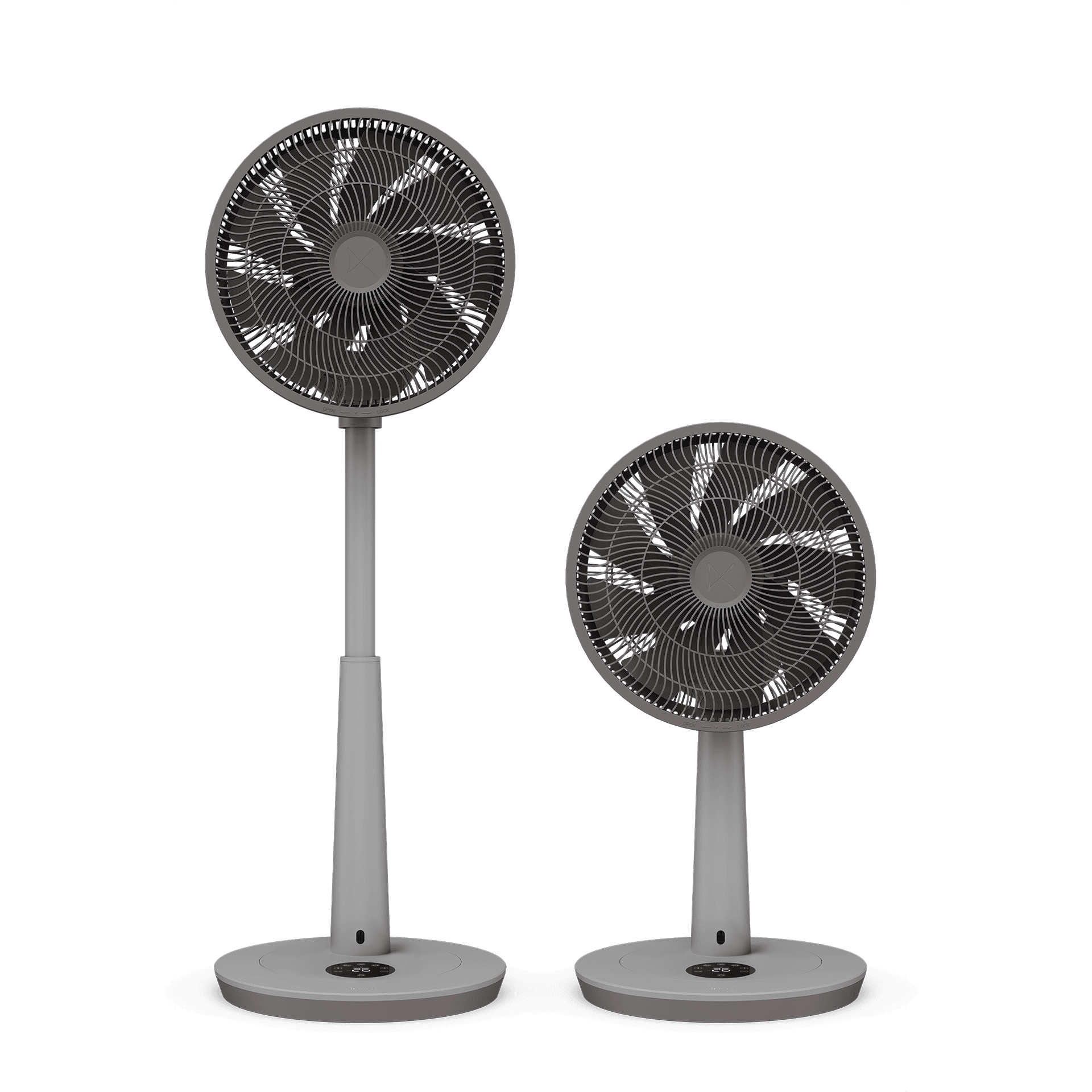 Duux Fan | Whisper 3 | Stand Fan | Grey | Diameter 34 cm | Number of speeds 26 | Oscillation | Remote control - Image 2
