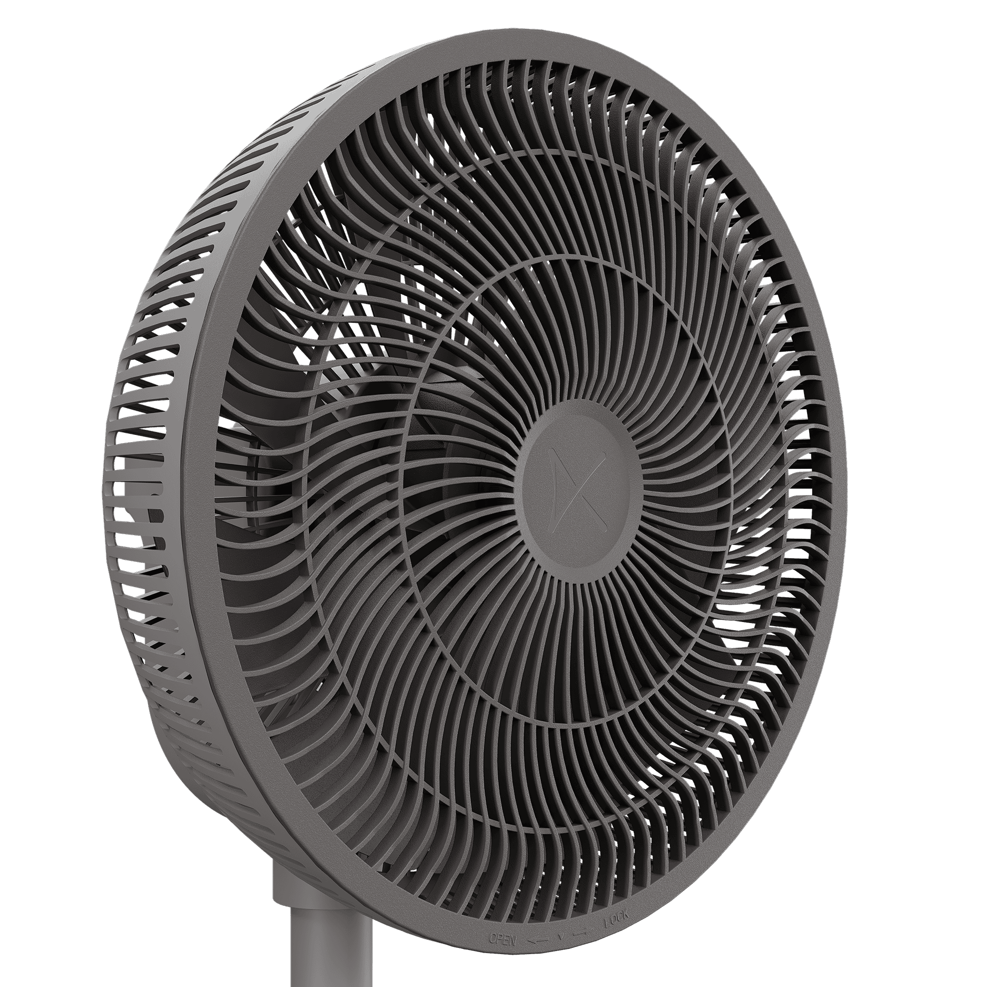Duux Fan | Whisper 3 | Stand Fan | Grey | Diameter 34 cm | Number of speeds 26 | Oscillation | Remote control - Image 8