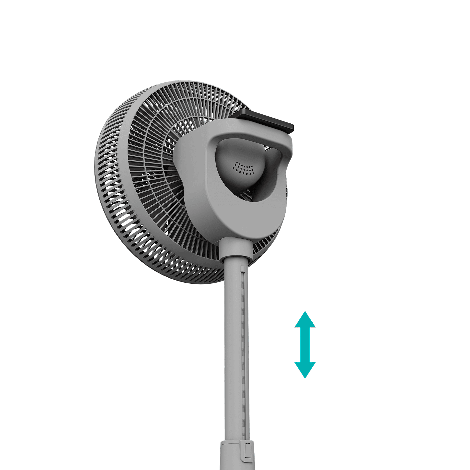 Duux Fan | Whisper 3 | Stand Fan | Grey | Diameter 34 cm | Number of speeds 26 | Oscillation | Remote control - Image 10