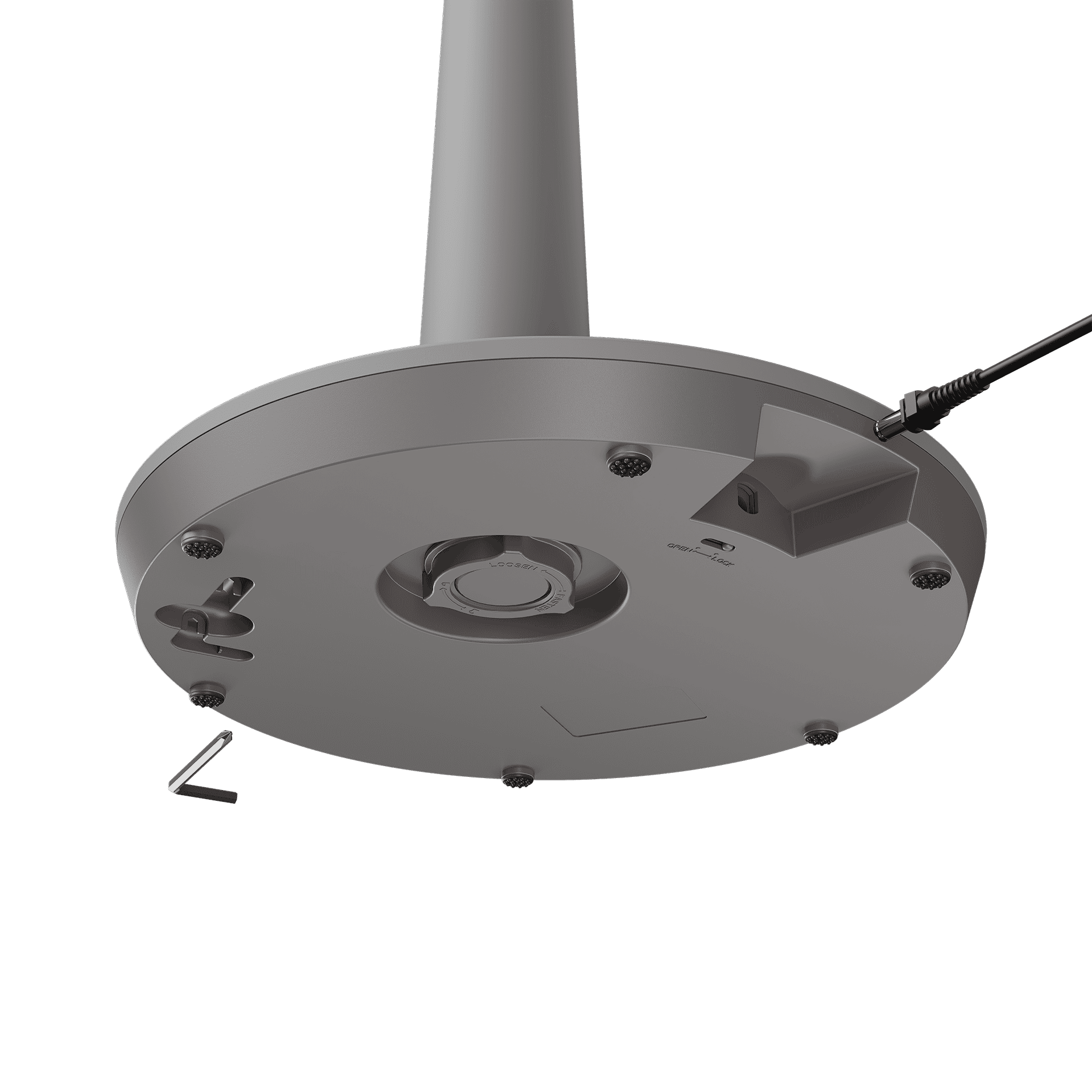 Duux Fan | Whisper 3 | Stand Fan | Grey | Diameter 34 cm | Number of speeds 26 | Oscillation | Remote control - Image 12