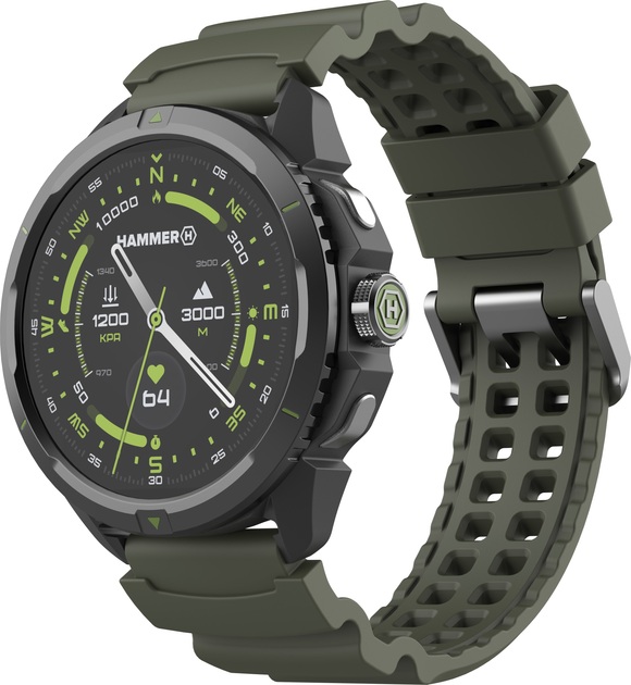Hammer | Watch 2 | Smart watch | AMOLED | 1.5” | Military Edition