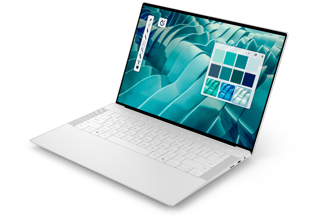 Dell | 14 Premium DA14250 | Platinum | 14.5 " | Touchscreen | Intel Core Ultra 7 | 255H | 32 GB | LPDDR5X | Solid-state drive capacity 1000 GB | NVIDIA GeForce RTX 4050 | GDDR6 | 6 GB | Windows 11 Pro | Bluetooth version 5.4 | Keyboard language English | Keyboard backlit | Warranty 36 month(s) | Battery warranty 12 month(s) - Image 3