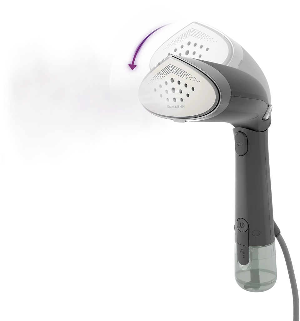Philips | Garment steamer | STH7040/80 7000 Series | Handheld | 1500 W | 01/02 L | 28 g/min | Cashmere gray - Image 2