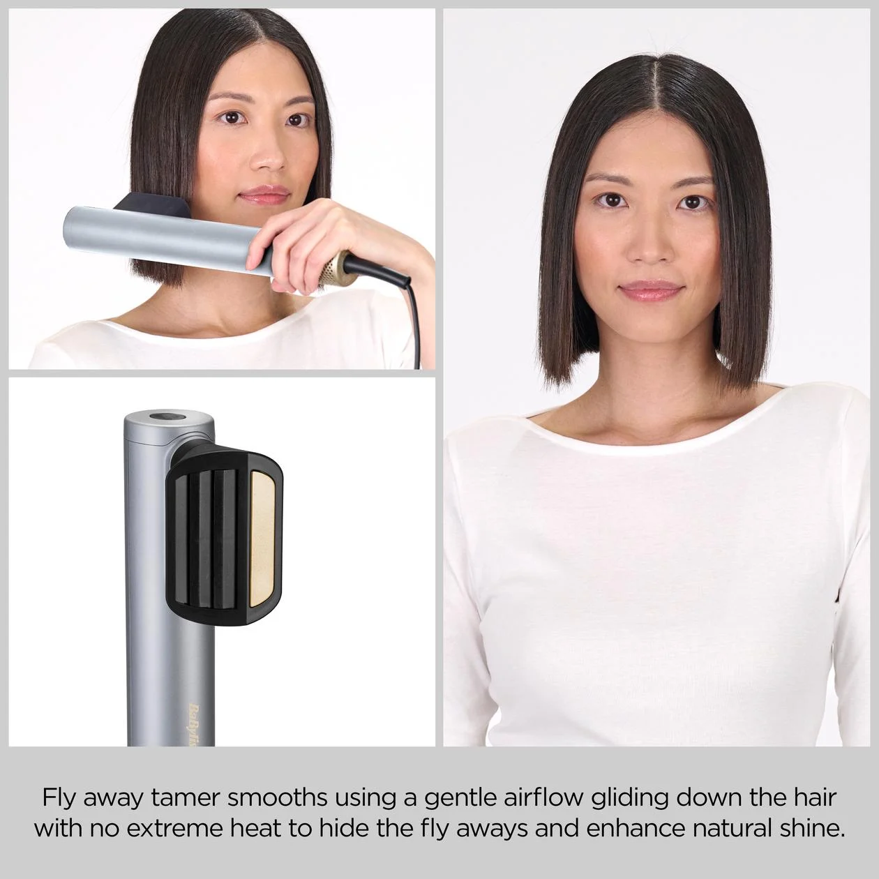 BABYLISS | Hair styling comb | Air Wand AS6555E | Ion conditioning | Number of heating levels 4 | 1600 W | Chrome - Image 10