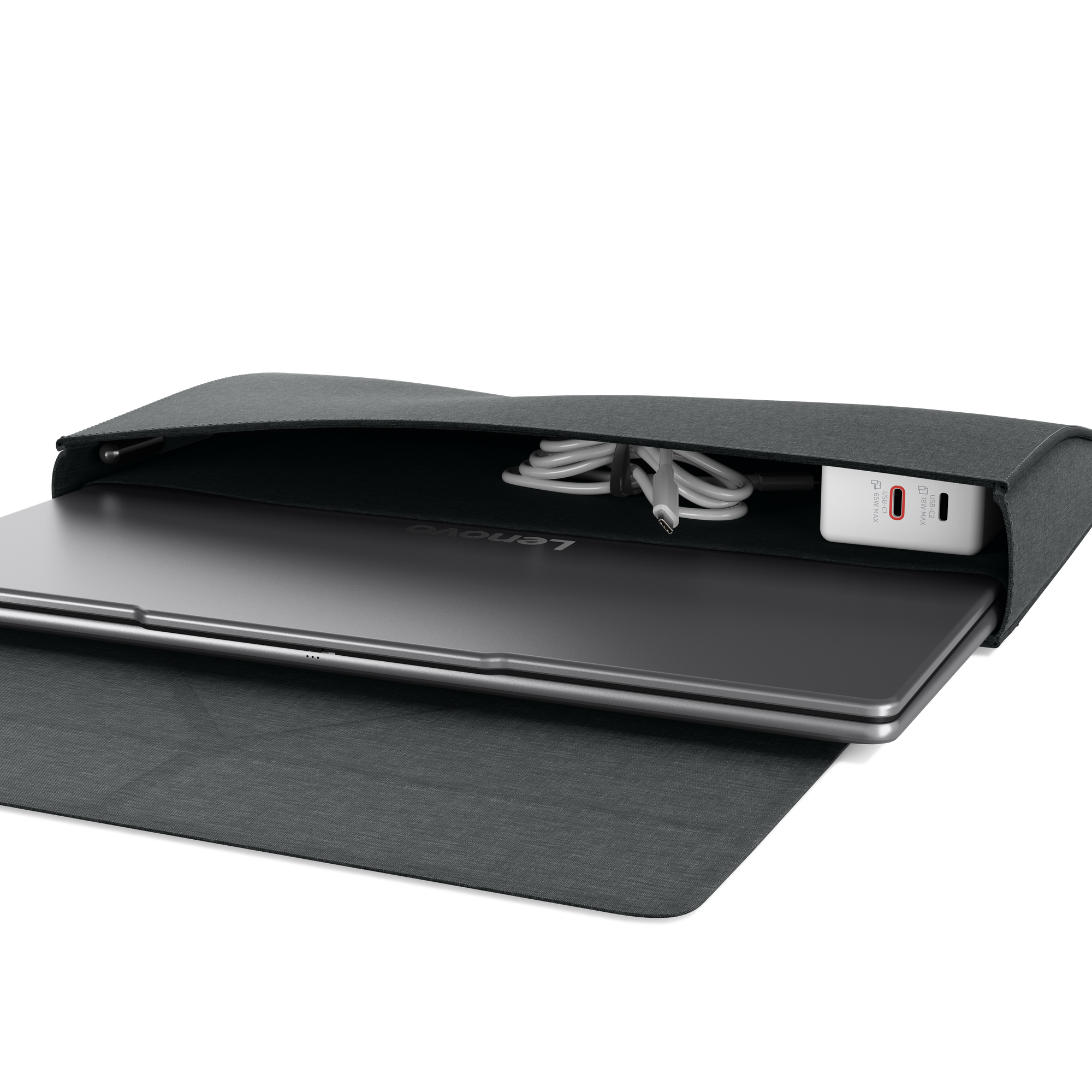 Lenovo Yoga Tote Sleeve | Fits up to size 16 " | Sleeve | Grey - Image 2