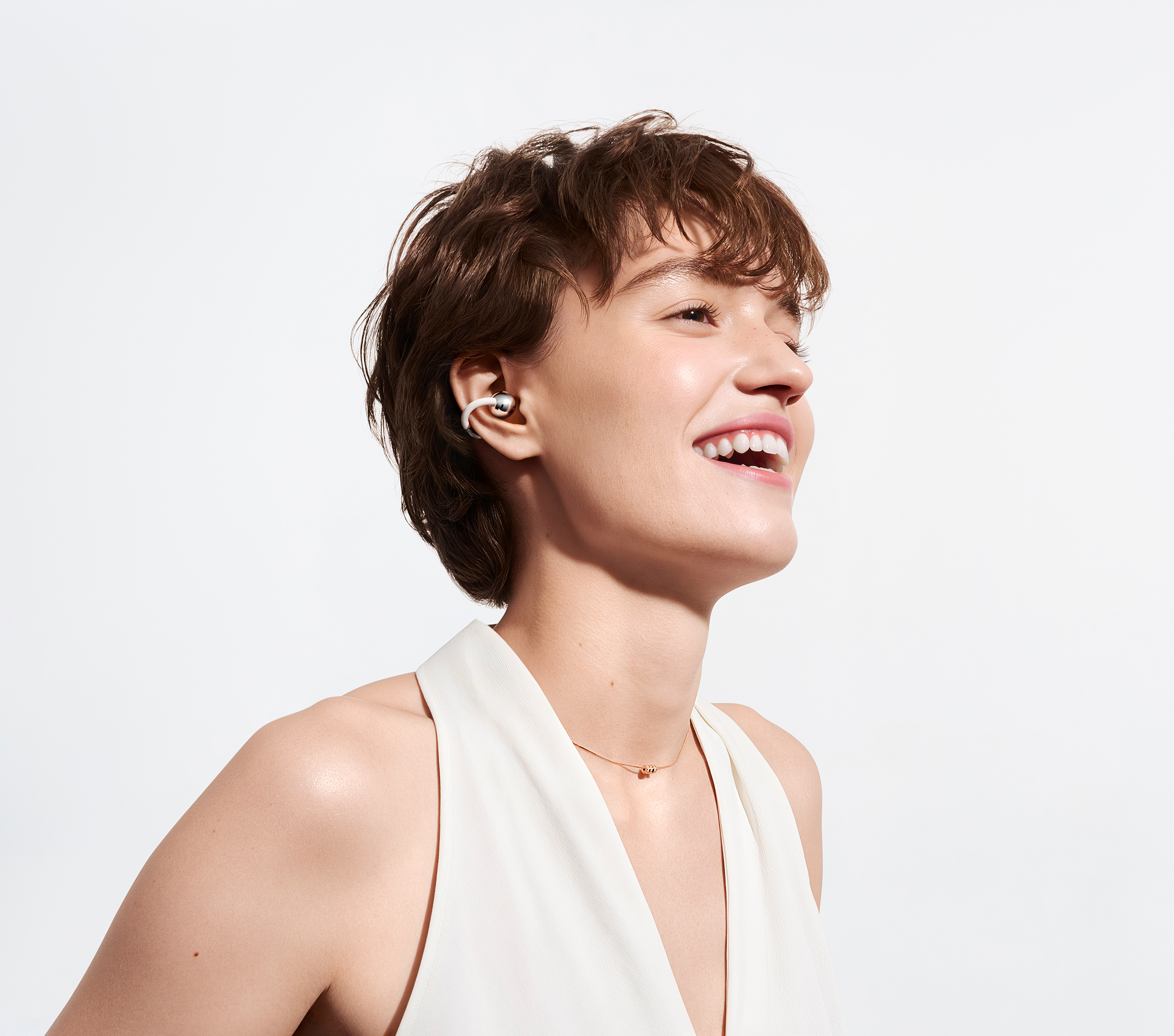 Huawei | Earbuds | FreeClip 2 | Bluetooth | Open-Ear | White | Noise canceling - Image 12