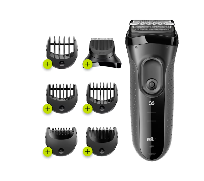 Braun Shave&Style Shaver | 3000BT Series 3 | Operating time (max) 45 min | NiMH | Black