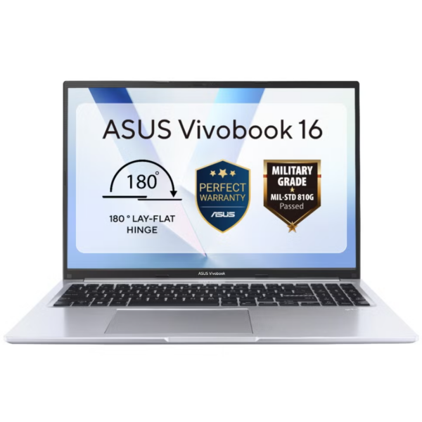 Asus Vivobook 16 X1605VA-MB1799W | Cool Silver | 16 " | IPS | WUXGA | 1920 x 1200 pixels | 60 Hz | Anti-glare | Intel Core i5 | i5-13420H | 16 GB | DDR4 | Solid-state drive capacity 512 GB | Intel UHD Graphics | Windows 11 Home | 802.11ax | Bluetooth version 5.3 | Keyboard language US international | Keyboard backlit | Warranty 24 month(s) | Battery warranty 12 month(s)