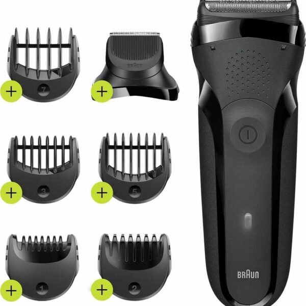 Braun Shaver | 300BT Series 3 | Operating time (max) 30 min | NiMH | Black