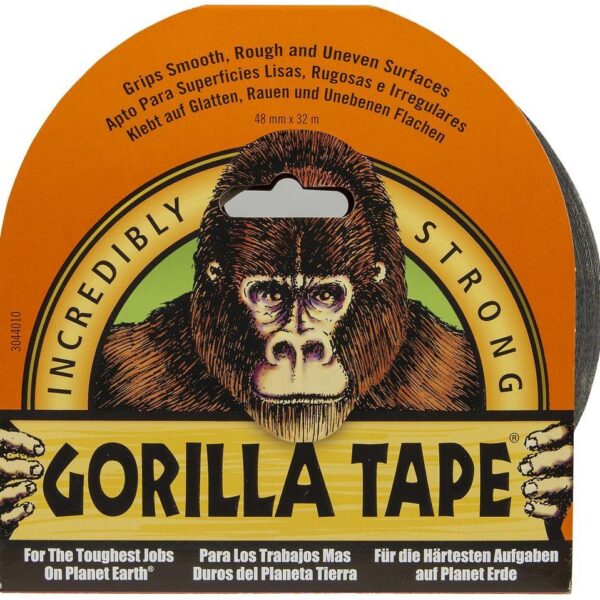 Gorilla Insulating Tape 47.7 mm x 32 m, Black