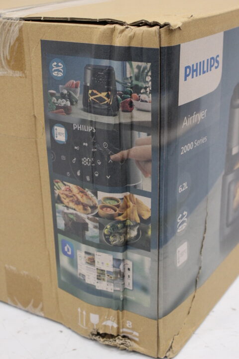 SALE OUT. Philips | Airfryer | NA231/00 | Power 1700 W | Capacity 6.2 L | Black/Silver | DAMAGED PACKAGING - Image 4