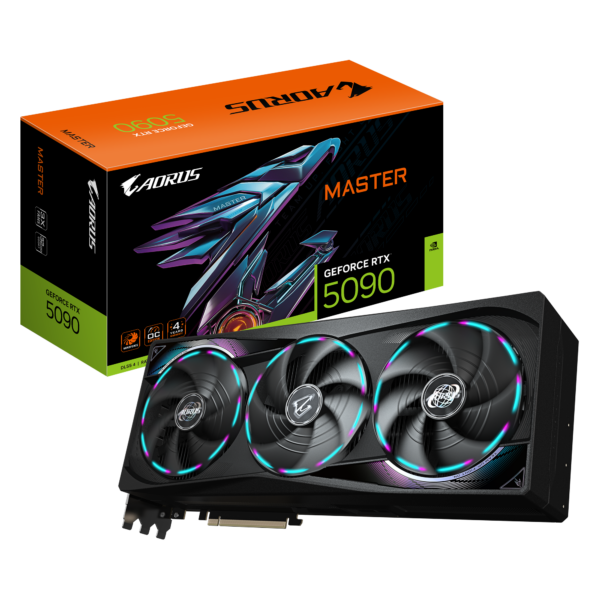 Gigabyte AORUS GeForce RTX 5090 MASTER 32G | NVIDIA | 32 GB | GeForce RTX 5090 | GDDR7 | HDMI ports quantity 1 | PCI-E 5.0