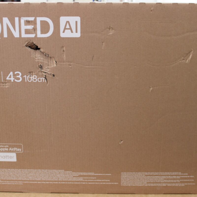 SALE OUT. | SALE OUT. LG 43QNED80A3A | 43 | Smart TV | webOS 25 | UHD | Black | DAMAGED PACKAGING