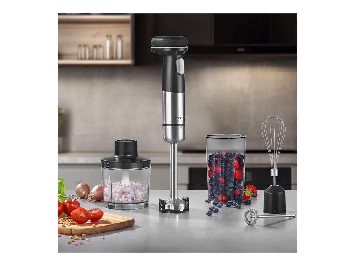Caso | Cordless 4in1 Hand Blender Set | Click & Mash | Hand Blender | 180 W | Number of speeds Variable speed control | Stainless Steel/Black - Image 7