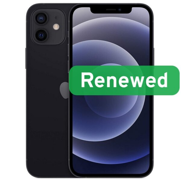 Apple Renew Grade C | Apple iPhone 12 | Black | 6.1 " | Super Retina XDR | A14 Bionic | 4 GB | 64 GB | iOS