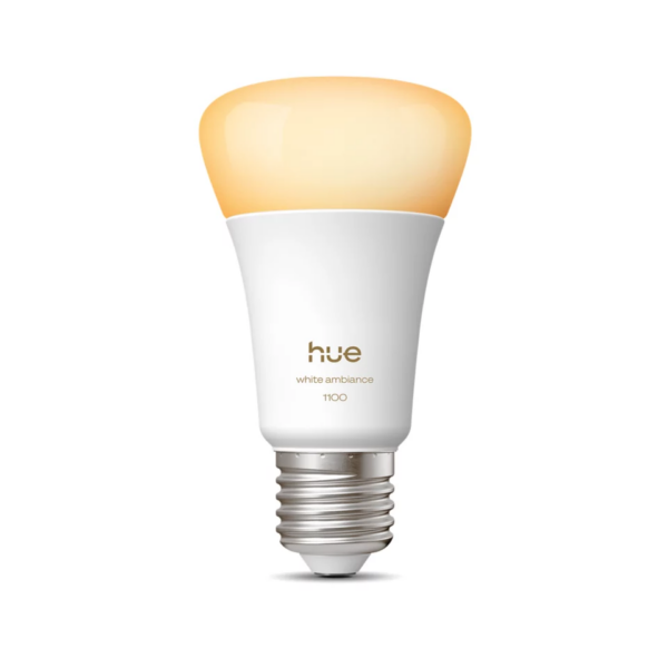 Philips Hue WA 1100 A60 1P EU | E27 | 8.1 W | Warm to cool white light | Bluetooth and Zigbee