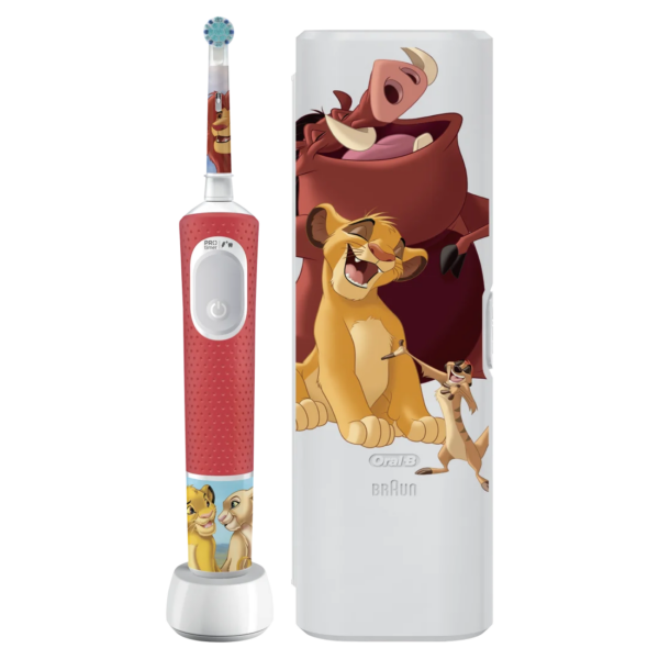 Braun | Electric Toothbrush | Vitality PRO Kids 3+ Lion King | Rechargeable | For children | Number of brush heads included 1 | Number of teeth brushing modes 2