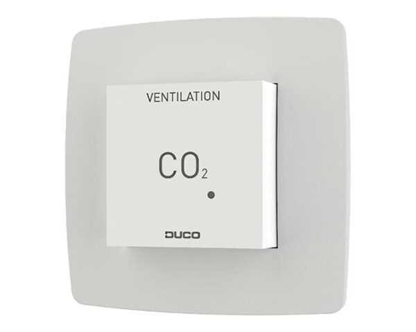 DUCO CO2 Room Sensor without Control RF/Wired, White