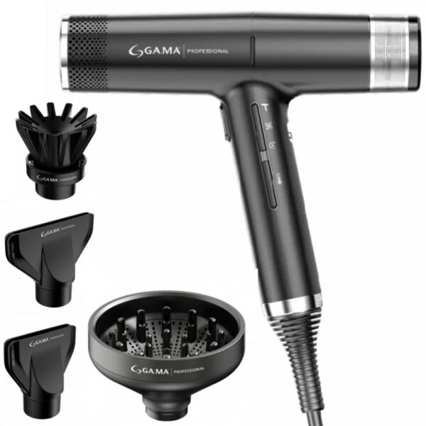 Plaukų džiovintuvas Ga.Ma IQ2 Perfetto, spalva: Juoda