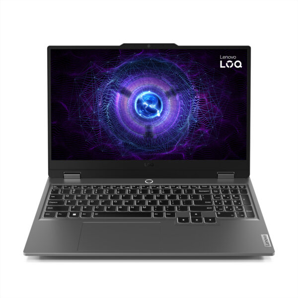 Lenovo- LOQ 15ARP9 | Luna Grey | 15.6 " | IPS | FHD | 1920 x 1080 pixels | Anti-glare | AMD Ryzen 5 | 7235HS | 16 (2x8GB) GB | SO-DIMM DDR5 | Solid-state drive capacity 512 GB | NVIDIA GeForce RTX 4050 | GDDR6 | 6 GB | Windows 11 Home | 802.11ax | Bluetooth version 5.2 | Keyboard language English | Keyboard backlit | Warranty 24 month(s) | Battery warranty 12 month(s)