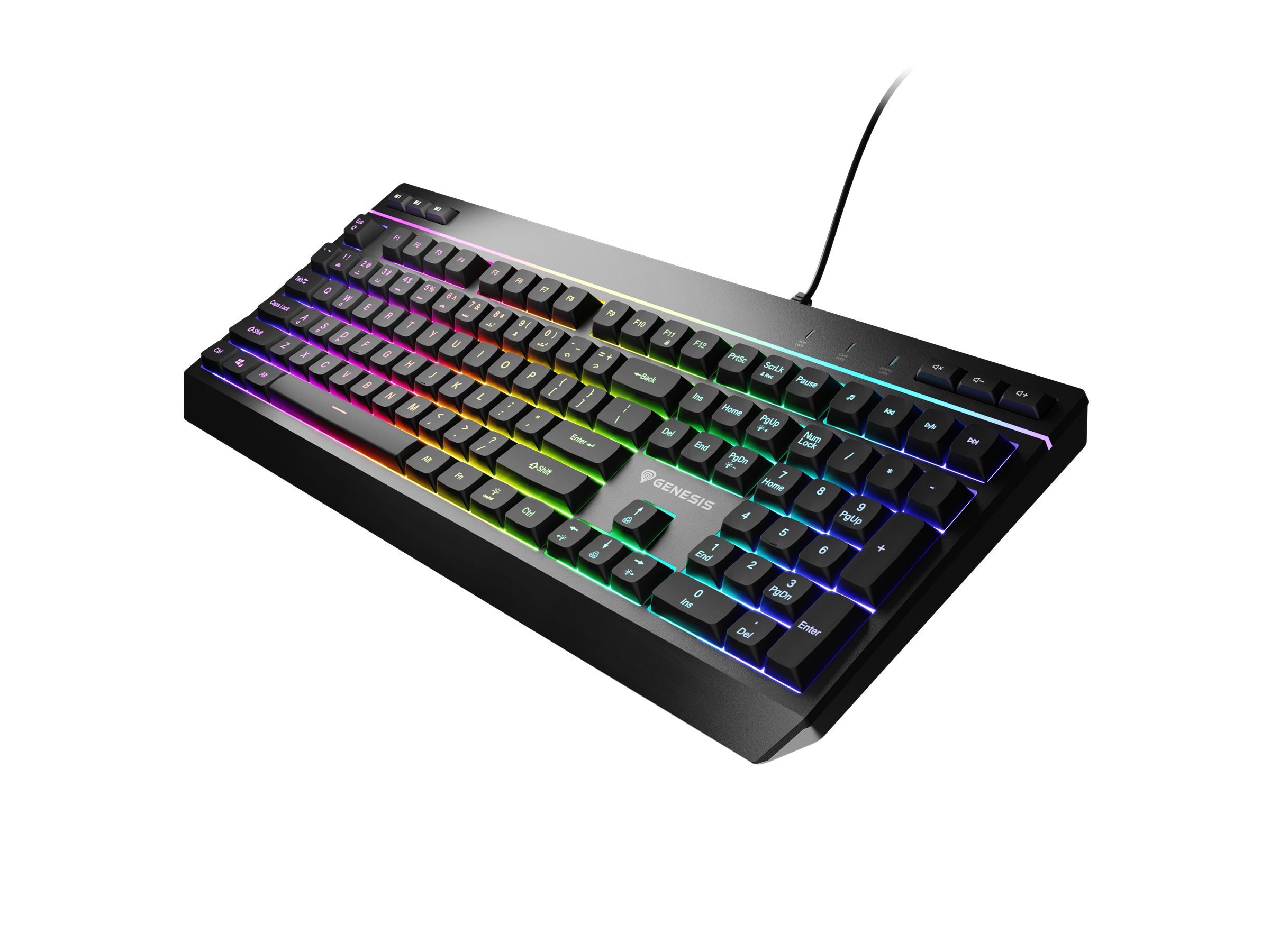 Genesis | Rhod 530 | Membrane Gaming Keyboard | Wired | US | Black | USB-A - Image 2