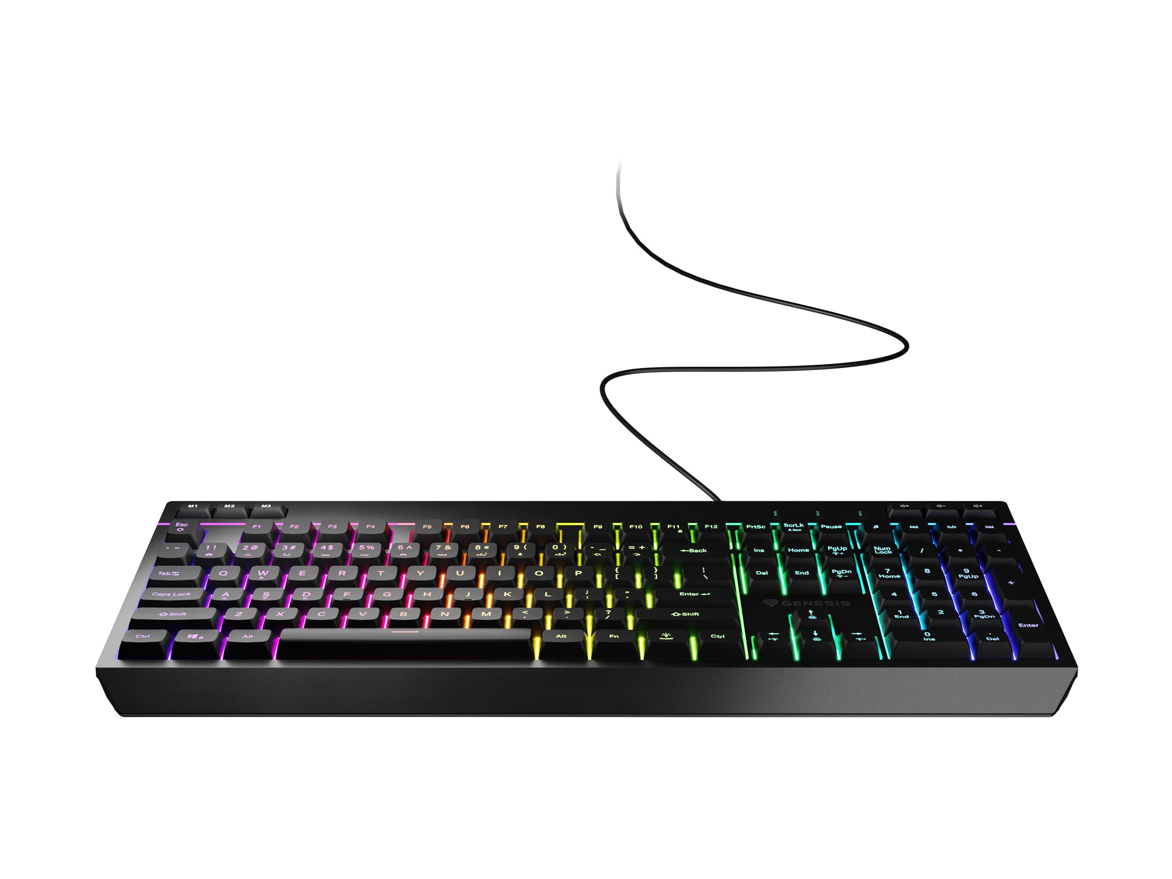 Genesis | Rhod 530 | Membrane Gaming Keyboard | Wired | US | Black | USB-A - Image 6