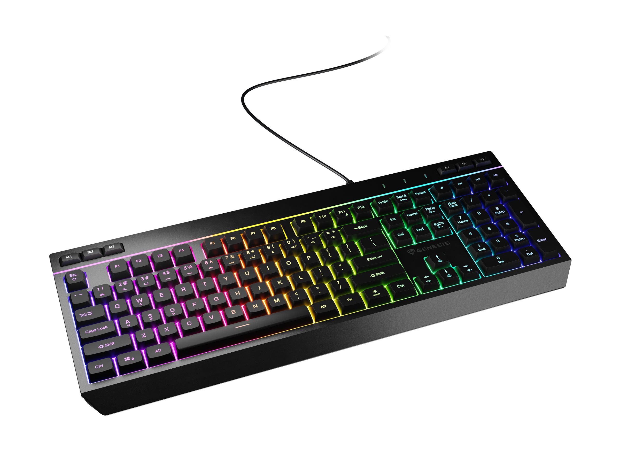 Genesis | Rhod 530 | Membrane Gaming Keyboard | Wired | US | Black | USB-A - Image 8