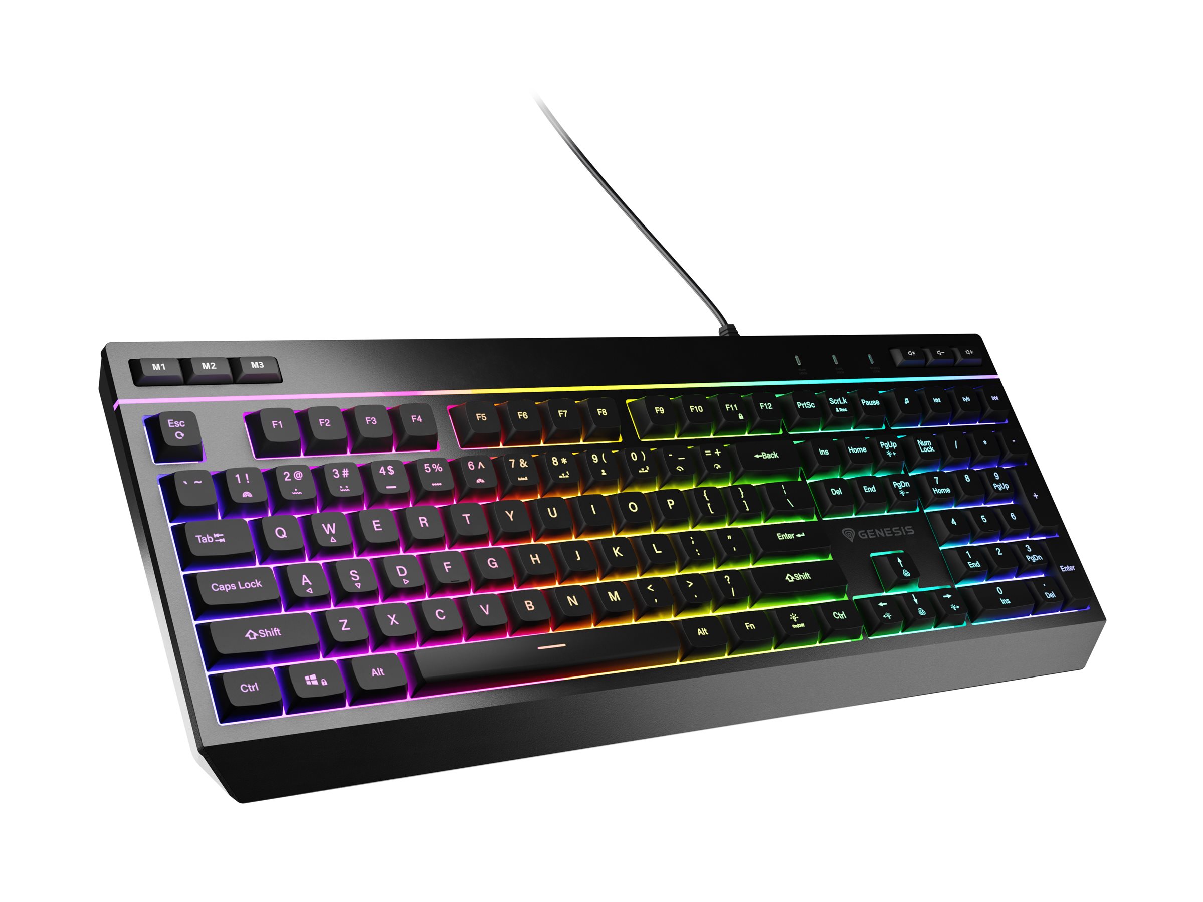 Genesis | Rhod 530 | Membrane Gaming Keyboard | Wired | US | Black | USB-A - Image 10