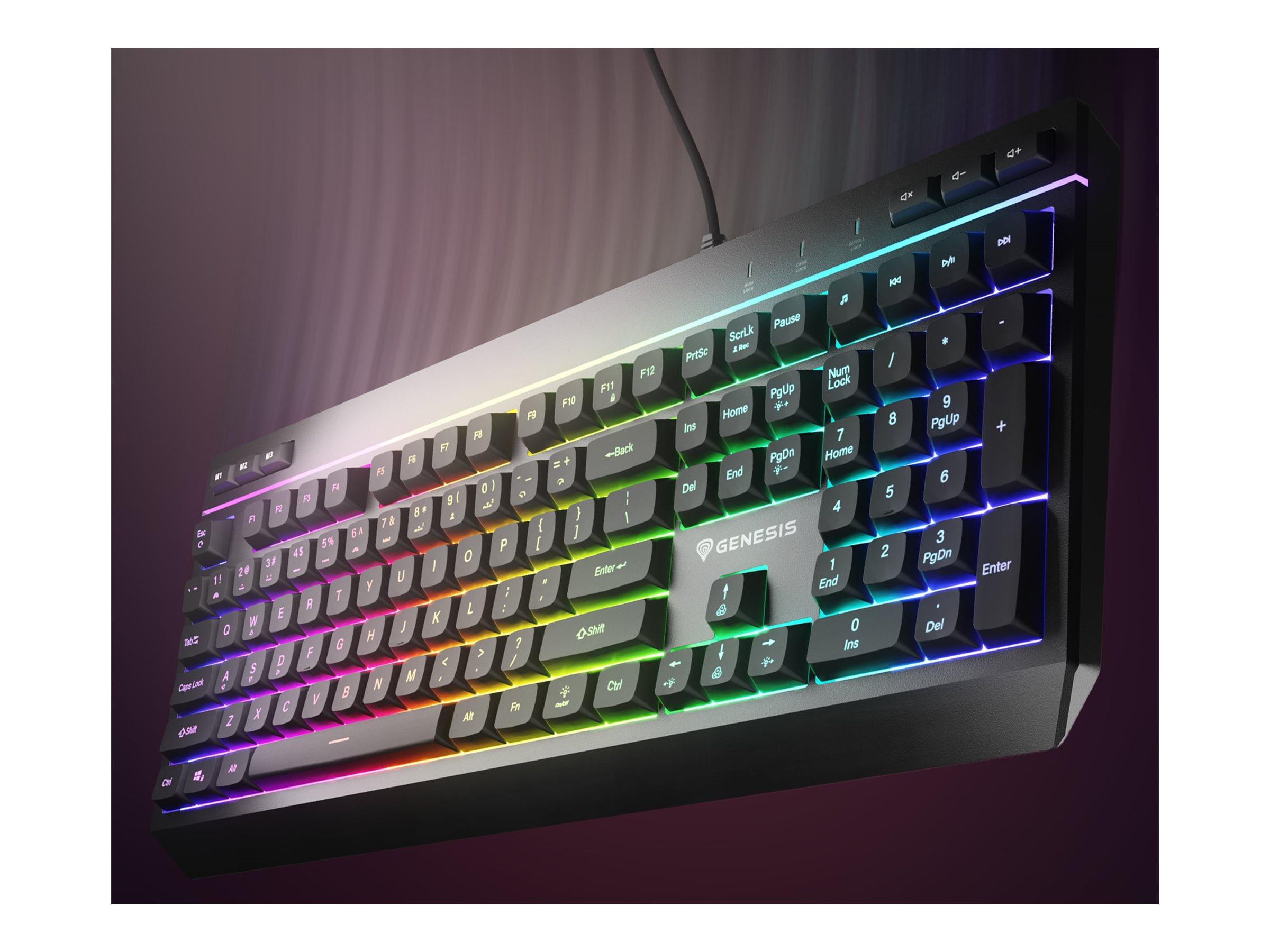 Genesis | Rhod 530 | Membrane Gaming Keyboard | Wired | US | Black | USB-A - Image 14
