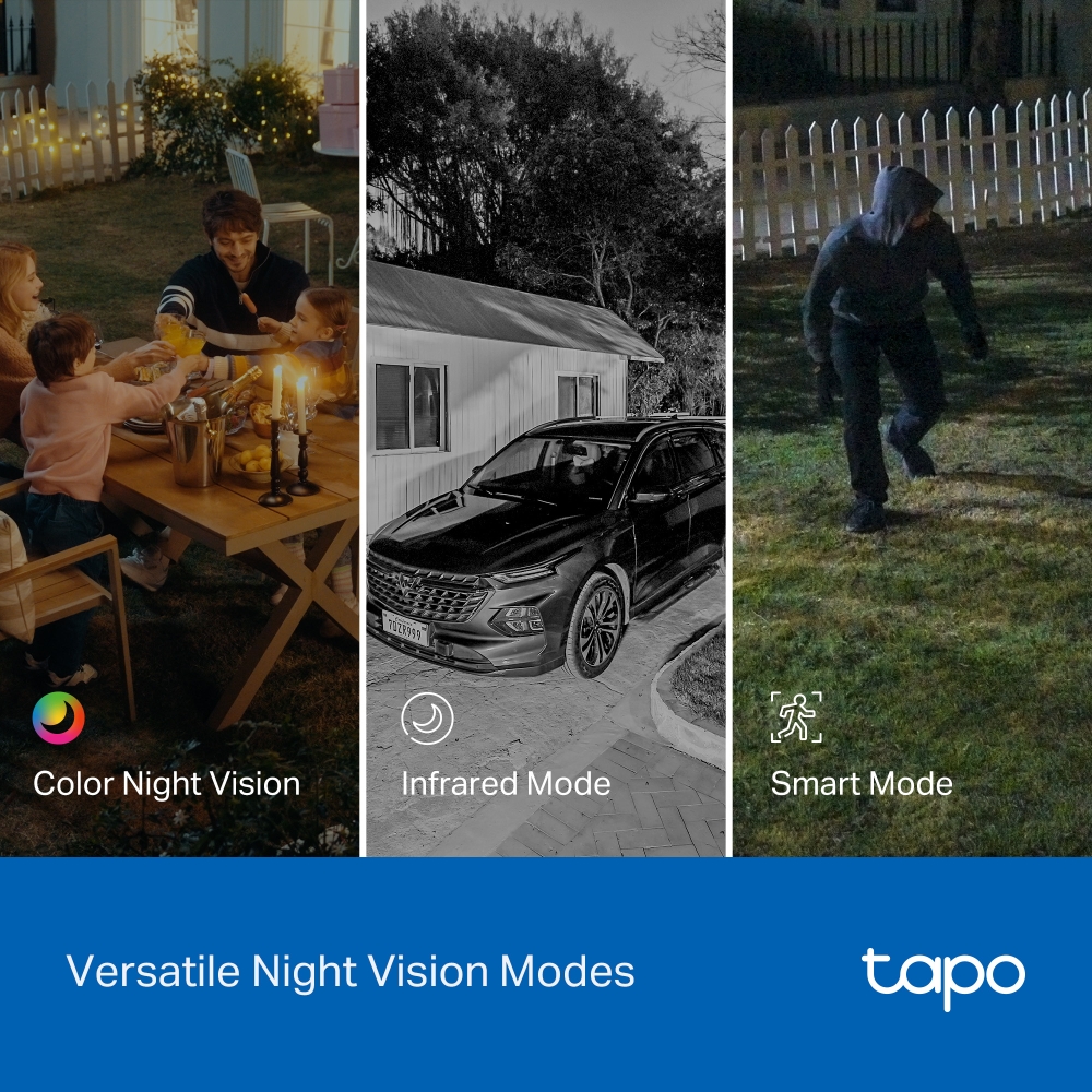 TP-LINK | Dual Lens Security Wi-Fi Camera | Tapo C545D | Dome | 3 MP | 6mm | IP66 | H.264 | MicroSD, up to 512 GB - Image 9
