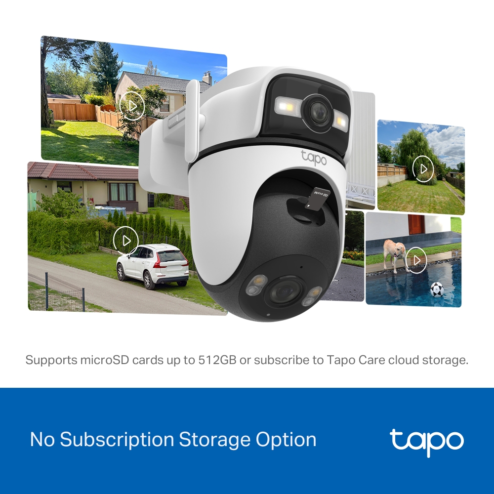 TP-LINK | Dual Lens Security Wi-Fi Camera | Tapo C545D | Dome | 3 MP | 6mm | IP66 | H.264 | MicroSD, up to 512 GB - Image 10