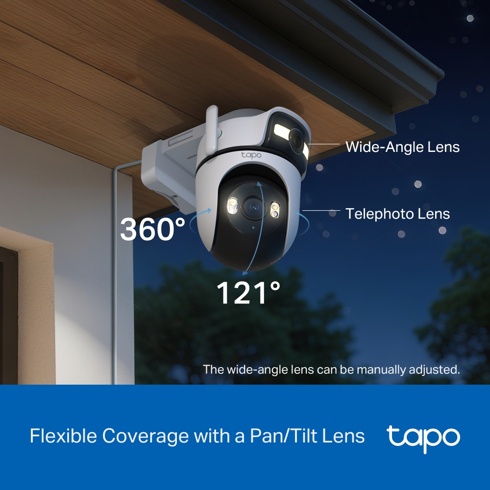 TP-LINK | Dual Lens Security Wi-Fi Camera | Tapo C545D | Dome | 3 MP | 6mm | IP66 | H.264 | MicroSD, up to 512 GB - Image 12