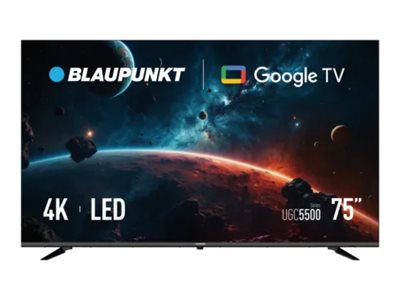 Blaupunkt LED TV | 75UGC5500S | 75 | Smart TV | Google TV | UHD | Black - Image 2