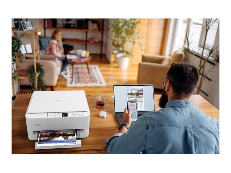 Canon Multifunctional printer | PIXMA TS6550i | Inkjet | Colour | A4 | Wi-Fi | White - Image 10