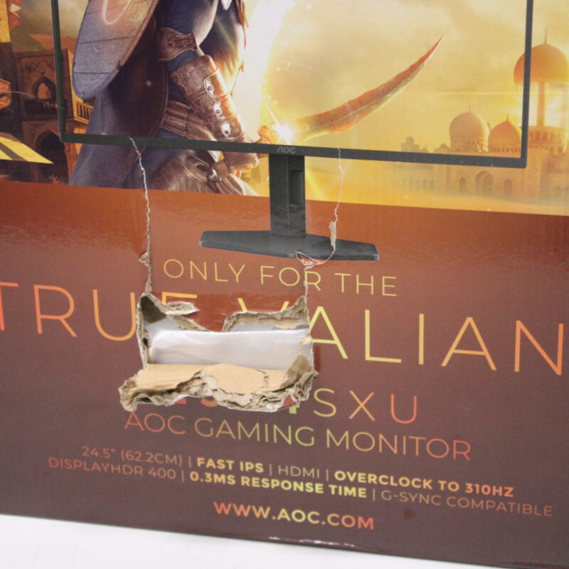 SALE OUT. AOC 25G4SXU 24,5“ 1920x1080/16:9/400 cd/m²/1 ms/HDMI, DisplayPort, Headphone out | AOC SALE OUT. | 25G4SXU | 24.5 " | IPS | FHD | 310 Hz | 1 ms | 1920 x 1080 pixels | 400 cd/m² | HDMI ports quantity 2 | Black | Warranty 36 month(s) | DAMAGED PACKAGING - Image 2