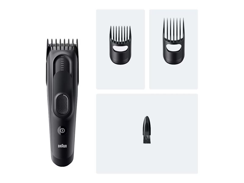 Braun Hair Clipper | HC5530 Series 5 | Cordless | Number of length steps 17 | Black - Image 2