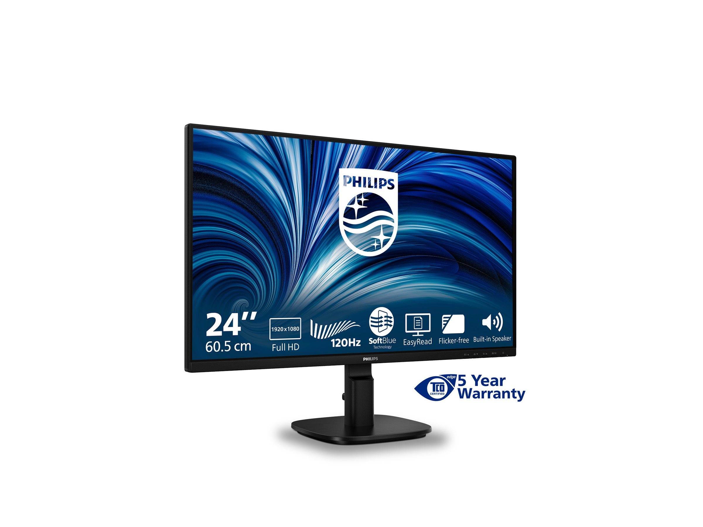 Philips | 24B2N2200/00 | 24 " | IPS | 16:9 | 120 Hz | 4 ms | 1920 x 1080 pixels | 300 cd/m² | HDMI ports quantity 1 | Black - Image 6