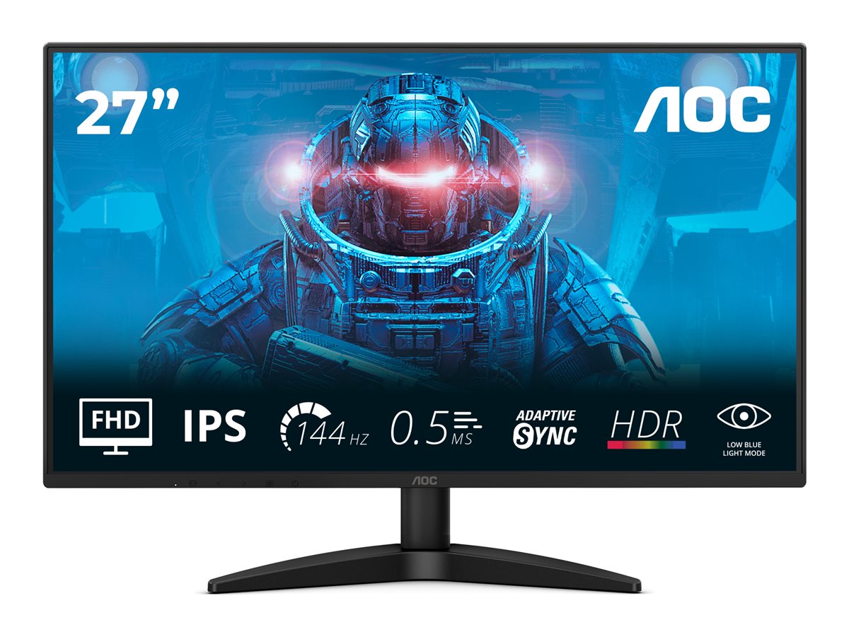 AOC | 27B36X | 27 " | IPS | FHD | 16:9 | 144 Hz | 4 ms | 1920 x 1080 pixels | 300 cd/m² | HDMI ports quantity 1 | Black - Image 2