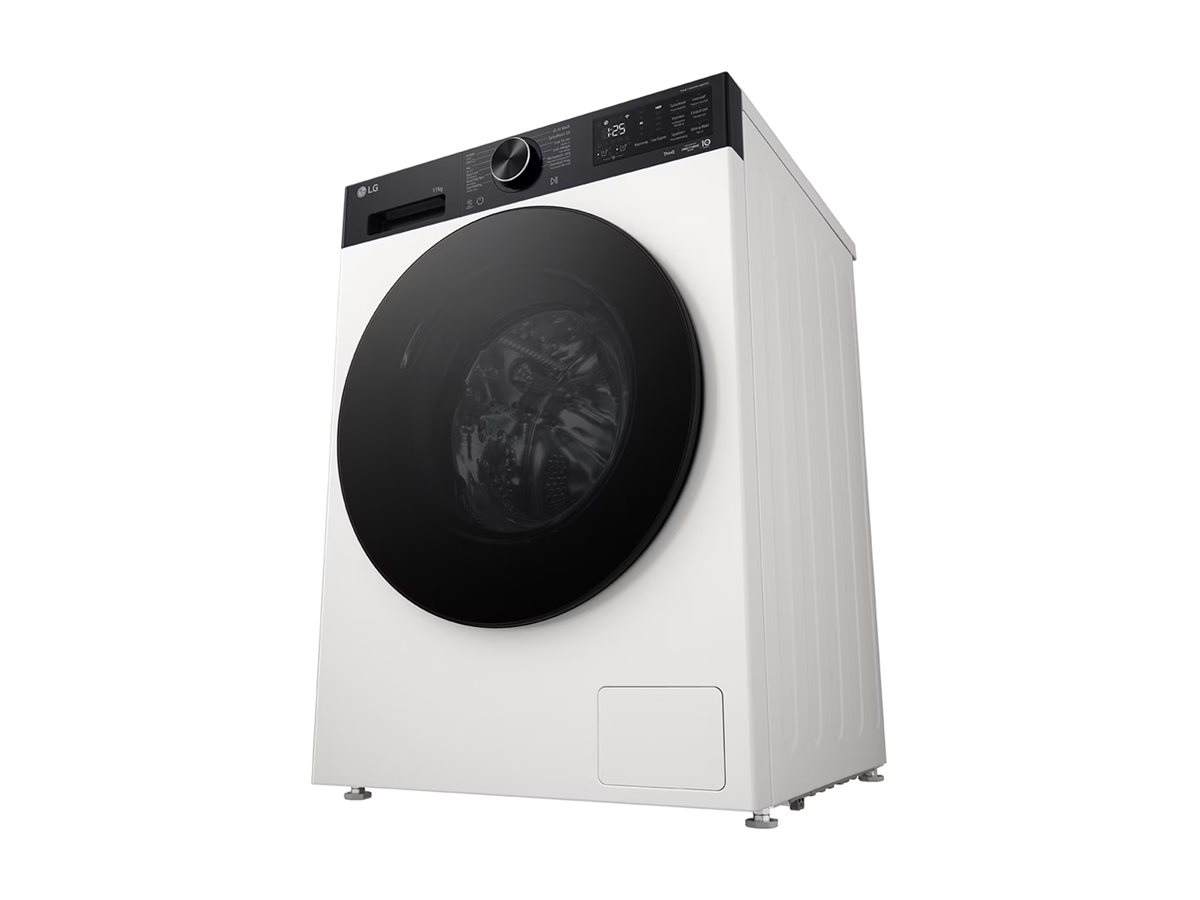 LG Washing machine | F4X5011THB | Energy efficiency class A | Front loading | Washing capacity 11 kg | 1400 RPM | Depth 57 cm | Width 60 cm | Display | LED | Steam function | Direct drive | Wi-Fi | White - Image 5